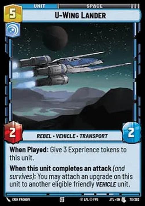 Star Wars Unlimited JTL U-Wing Lander (V.1)