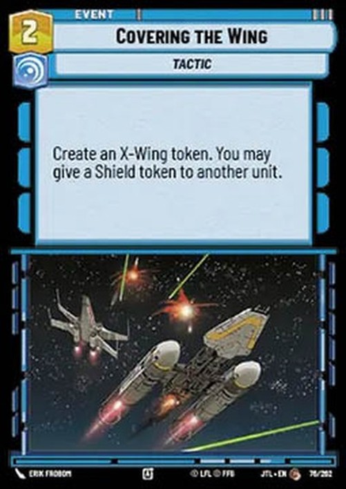 Star Wars Unlimited JTL Covering the Wing (V.1)