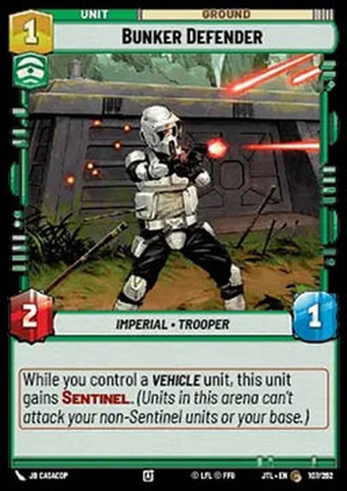 Star Wars Unlimited JTL Bunker Defender (V.1)