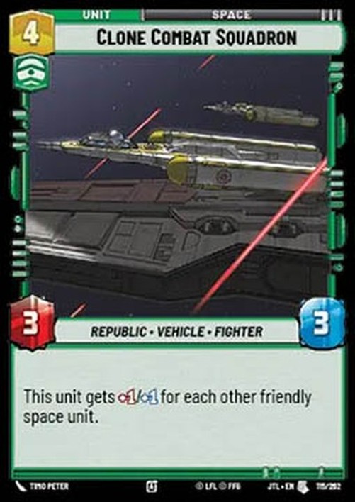 Star Wars Unlimited JTL Clone Combat Squadron (V.1)