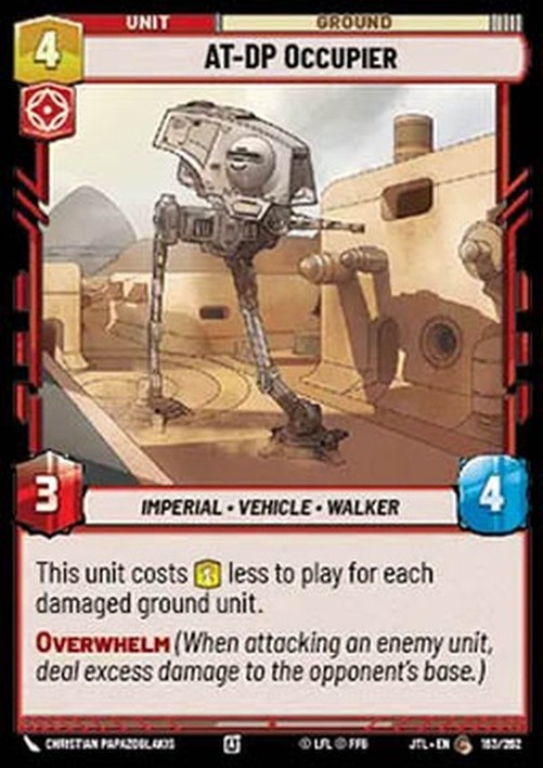 Star Wars Unlimited JTL AT-DP Occupier (V.1)