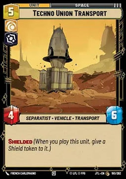 Star Wars Unlimited JTL Techno Union Transport (V.1)