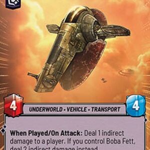 Star Wars Unlimited JTLP Fett's Firespray, Feared Silhouette (V.2)