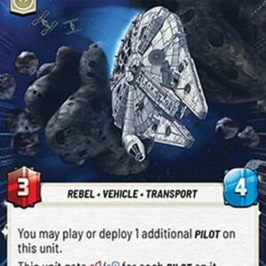 Star Wars Unlimited JTLP Millennium Falcon, Get Out And Push (V.2)