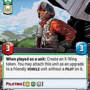 Star Wars Unlimited JTLP Poe Dameron, One Hell of a Pilot (V.2)