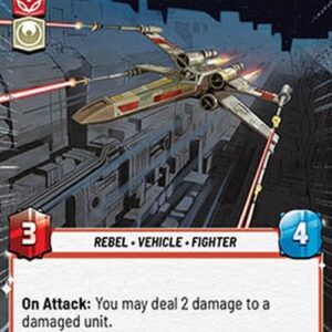 Star Wars Unlimited JTLP Red Five, Running the Trench (V.2)