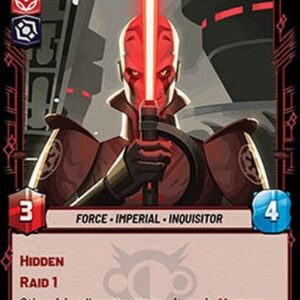 Star Wars Unlimited Grand Inquisitor, You're Right to Be Afraid (V.2)