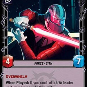 Star Wars Unlimited Darth Malak, Covetous Apprentice (V.1)