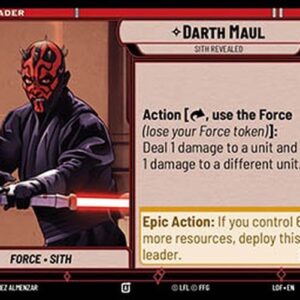 Star Wars Unlimited LOF Darth Maul, Sith Revealed (V.1)