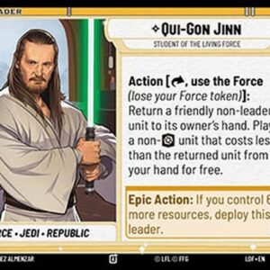 Star Wars Unlimited LOF Qui-Gon Jinn, Student of the Living Force (V.1)