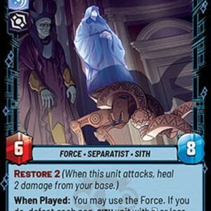 Star Wars Unlimited LOF Darth Sidious, The Phantom Menace (V.1)