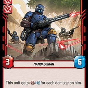 Star Wars Unlimited LOF Paz Vizsla, Unyielding Warrior (V.1)