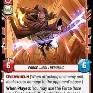 Star Wars Unlimited LOFP Mace Windu, Leaping into Action (V.2)