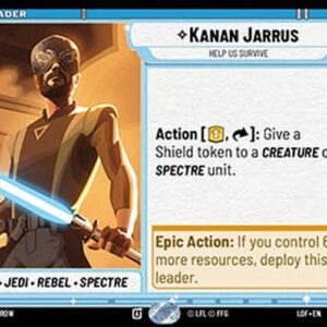 Star Wars Unlimited LOF Kanan Jarrus, Help Us Survive (V.1)