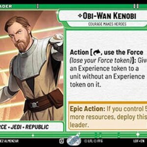 Star Wars Unlimited LOF Obi-Wan Kenobi, Courage Makes Heroes (V.1)