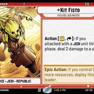 Star Wars Unlimited LOF Kit Fisto, Focused Jedi Master (V.1)