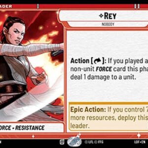 Star Wars Unlimited LOF Rey, Nobody (V.1)