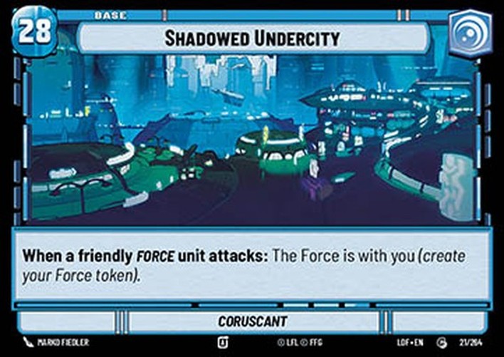 Star Wars Unlimited LOF Shadowed Undercity // Experience Token