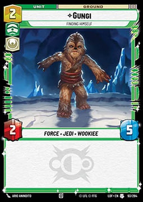 Star Wars Unlimited LOFP Gungi, Finding Himself (V.1)