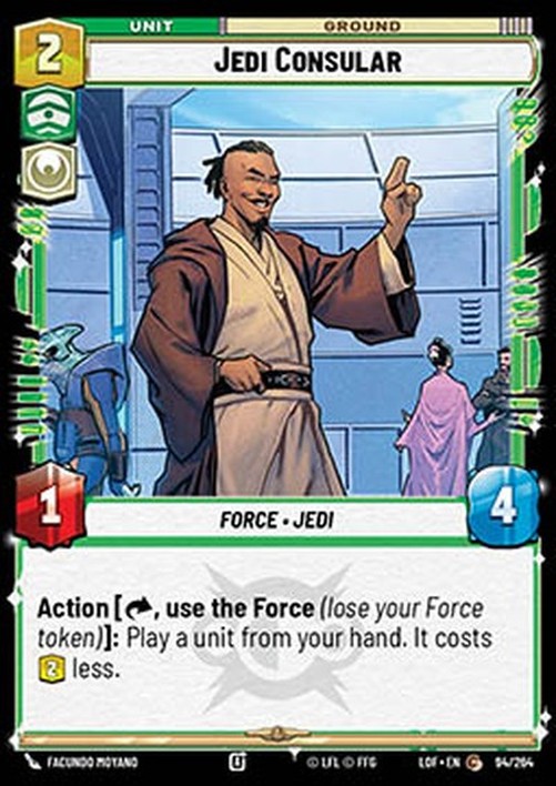 Star Wars Unlimited LOFP Jedi Consular (V.1)