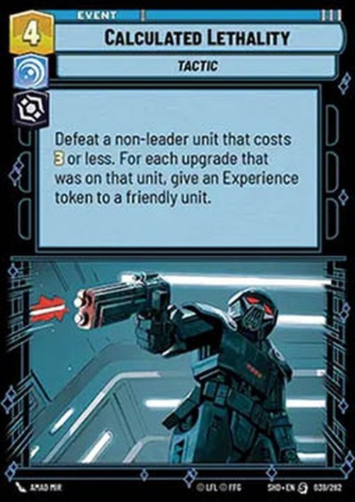 Star Wars Unlimited OSHD Calculated Lethality