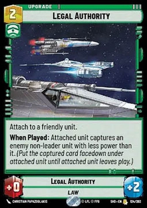 Star Wars Unlimited OSHD Legal Authority (V.1)