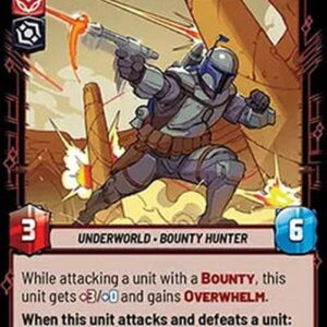 Star Wars Unlimited OSHD Jango Fett, Renowned Bounty Hunter