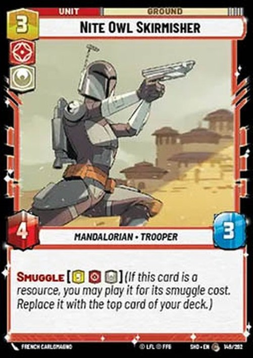 Star Wars Unlimited OSHD Nite Owl Skirmisher