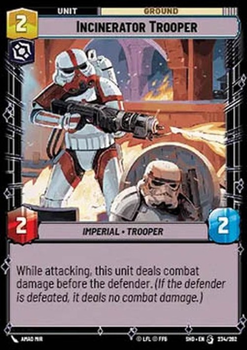 Star Wars Unlimited OSHD Incinerator Trooper