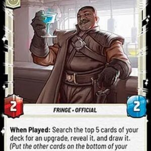 Star Wars Unlimited OSHD Greef Karga, Affable Commissioner