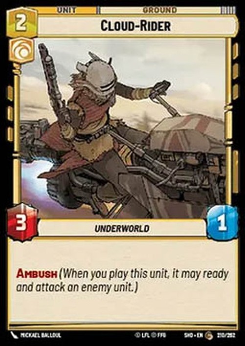 Star Wars Unlimited OSHD Cloud-Rider