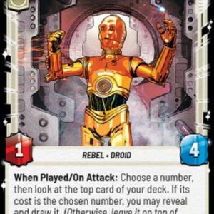 Star Wars Unlimited OSOR C-3PO, Protocol Droid