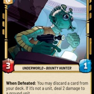 Star Wars Unlimited OSOR Greedo, Slow on the Draw