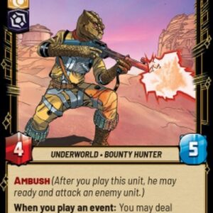 Star Wars Unlimited OSOR Bossk, Deadly Stalker