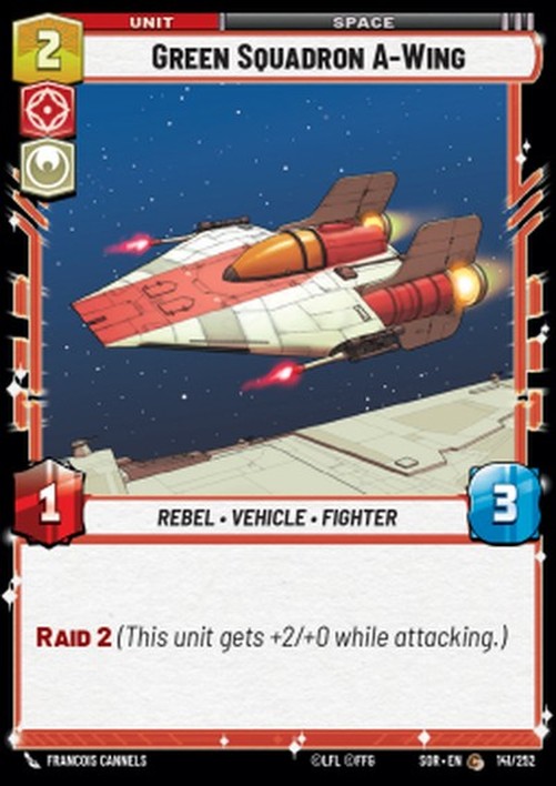 Star Wars Unlimited OSOR Green Squadron A-Wing