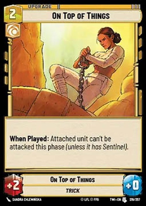 Star Wars Unlimited OTWI On Top of Things