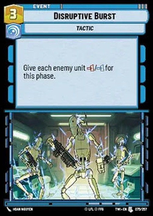 Star Wars Unlimited OTWI Disruptive Burst