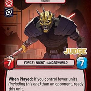 Star Wars Unlimited OTWI Savage Opress, Monster (V.2)