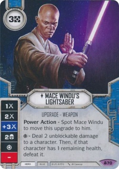 Star Wars: Destiny Mace Windu's Lightsaber