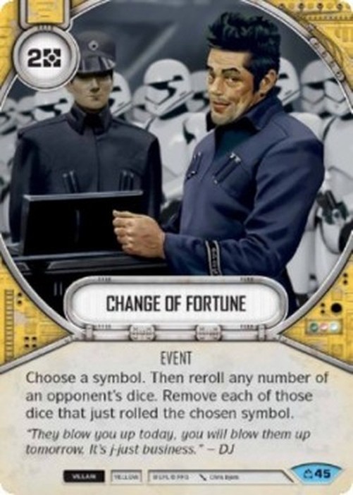 Star Wars: Destiny Change of Fortune