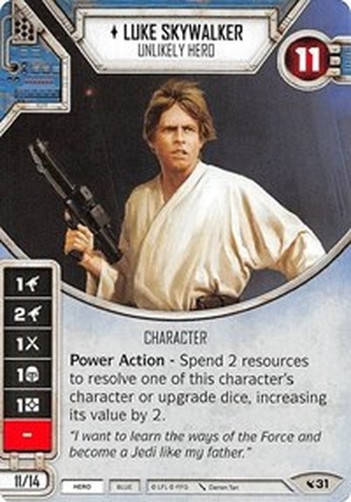 Star Wars: Destiny Luke Skywalker - Unlikely Hero