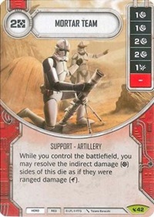 Star Wars: Destiny Mortar Team