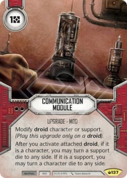 Star Wars: Destiny Communication Module