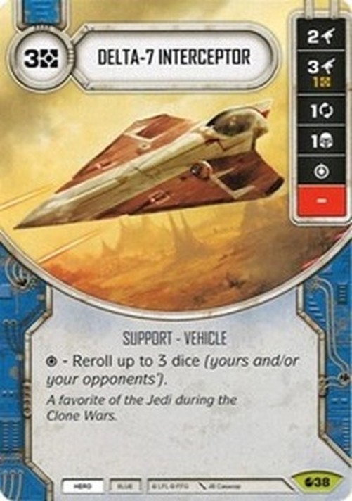 Star Wars: Destiny Delta-7 Interceptor