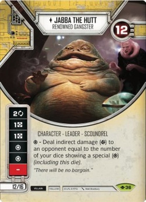 Star Wars: Destiny Jabba the Hutt - Renowned Gangster