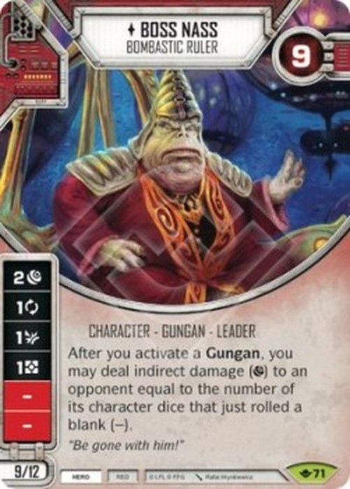 Star Wars: Destiny Boss Nass - Bombastic Ruler