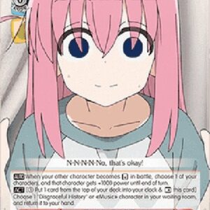 Weiß Schwarz BTR/Bragged Too Much, Hitori Gotoh (V.1 - Uncommon)