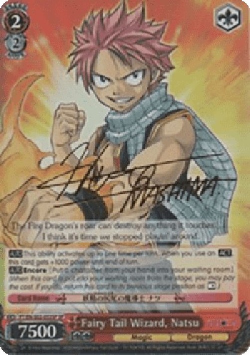 Weiß Schwarz FT/EN-Fairy Tail Wizard, Natsu (V.2 - Special Rare)