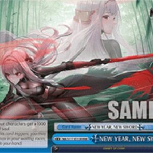 Weiß Schwarz NIK/NEW YEAR, NEW SWORD (V.2 - Triple Rare)