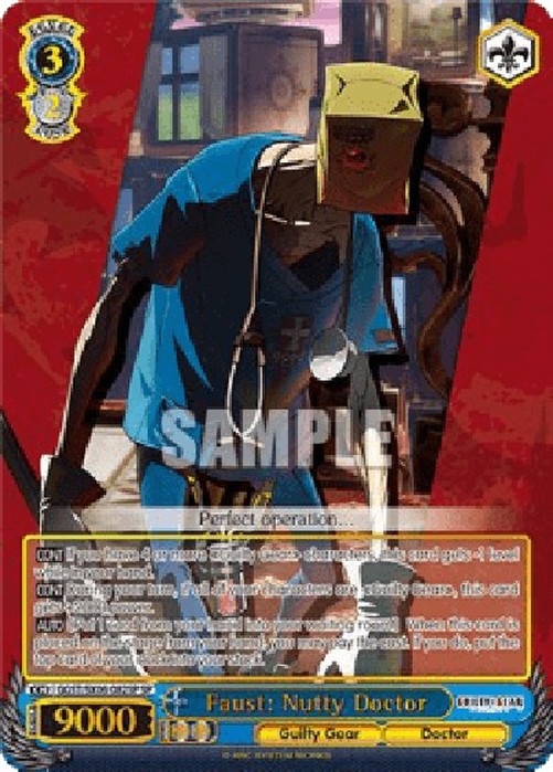 Weiß Schwarz GGST/Faust: Nutty Doctor (V.2 - Special Rare)